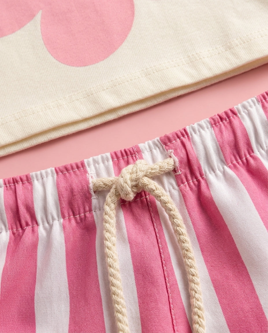 Conjunto Flor rosa!