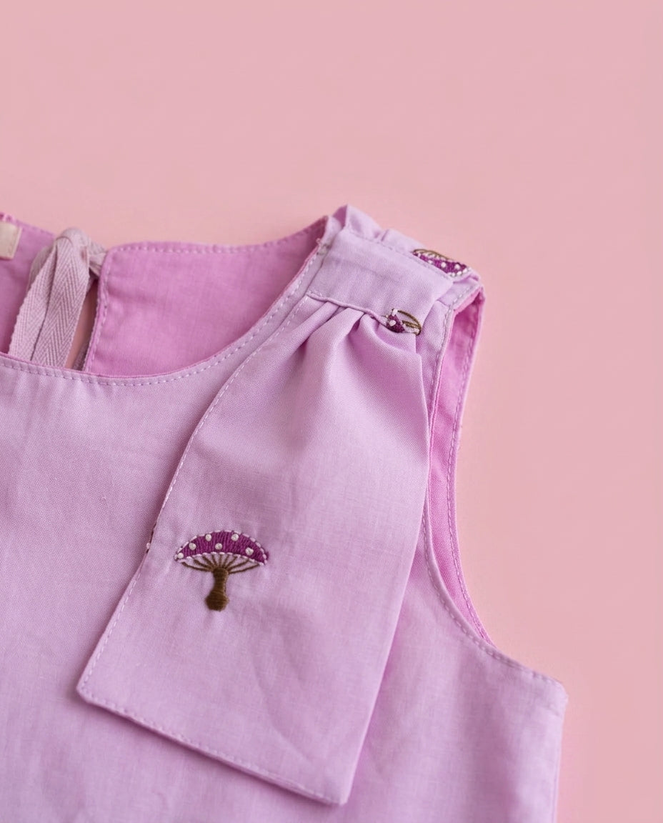 Conjunto Cogumelos lilás