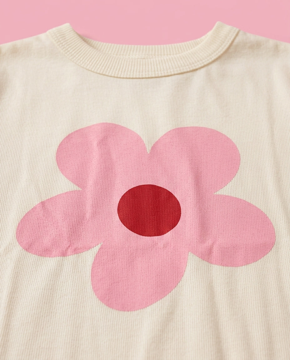 Conjunto Flor rosa!
