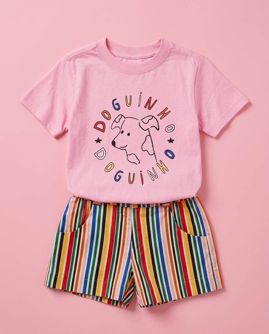 Conjunto Doguinho rosa