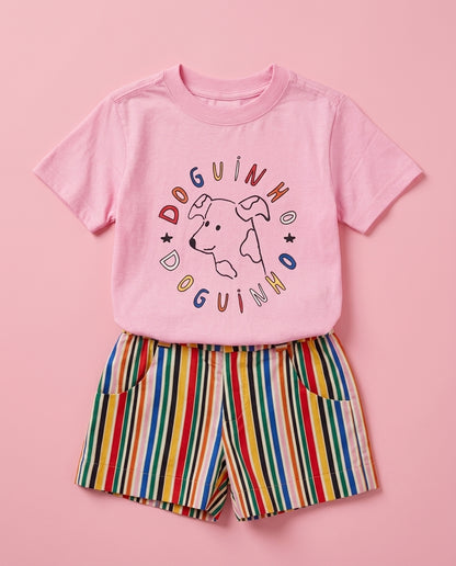 Conjunto Doguinho rosa