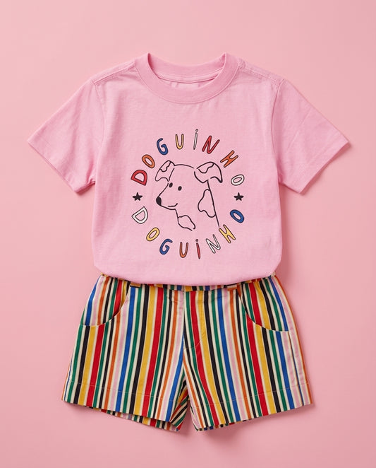 Conjunto Doguinho rosa