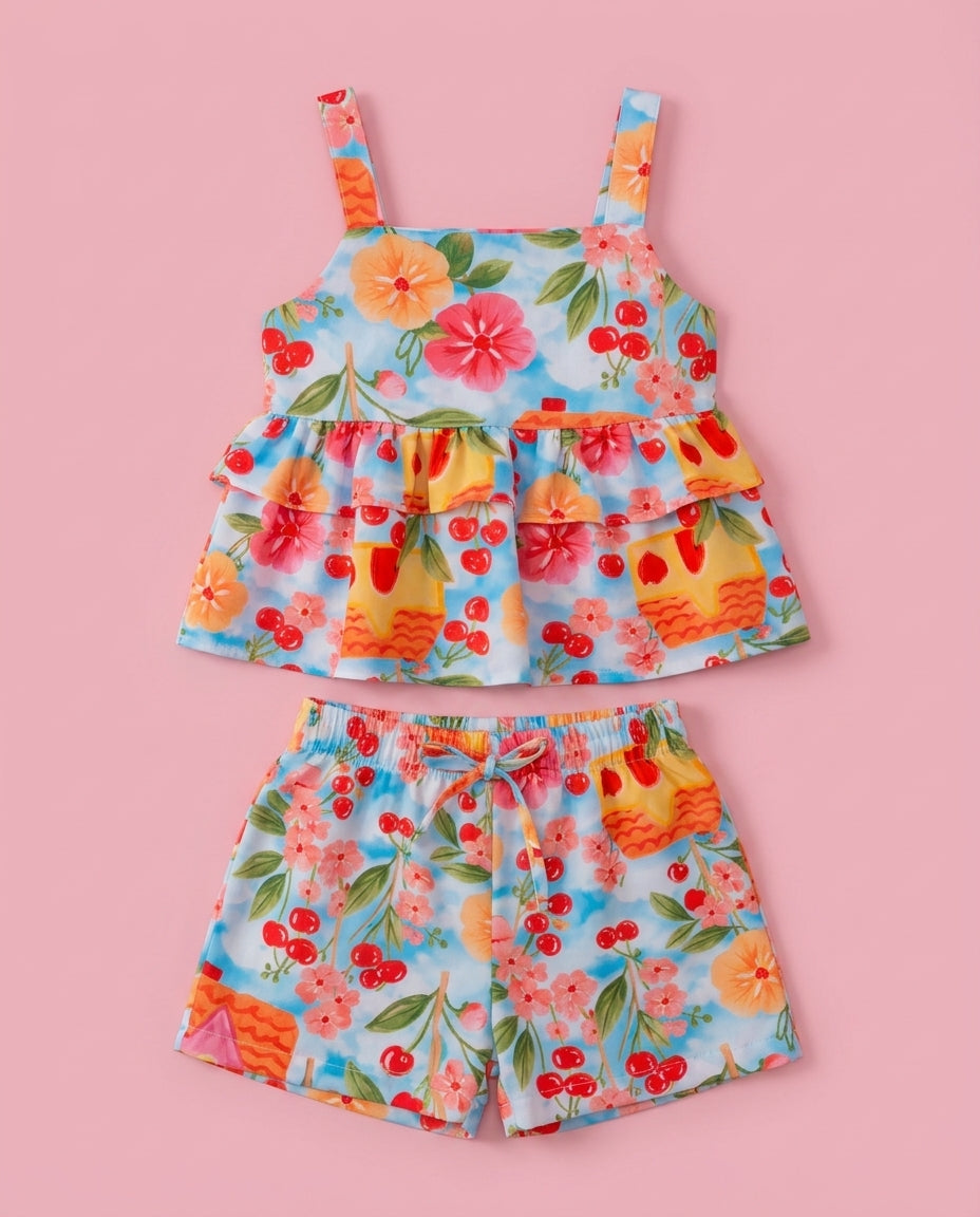 Conjunto Jardim azul