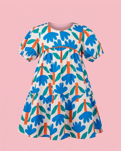 Vestido Floral azul