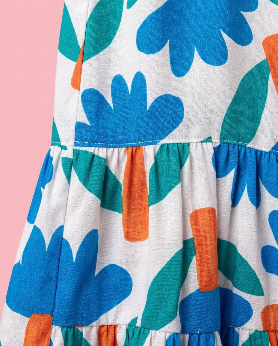 Vestido Floral azul