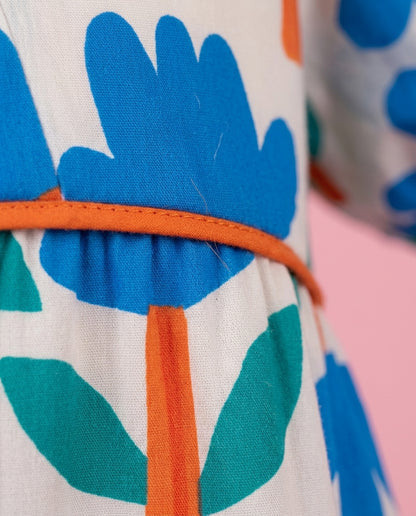 Vestido Floral azul