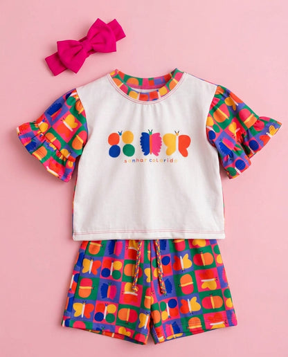 Conjunto Sonhar colorido