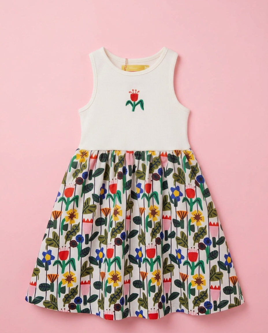 Vestido Jardim encantado