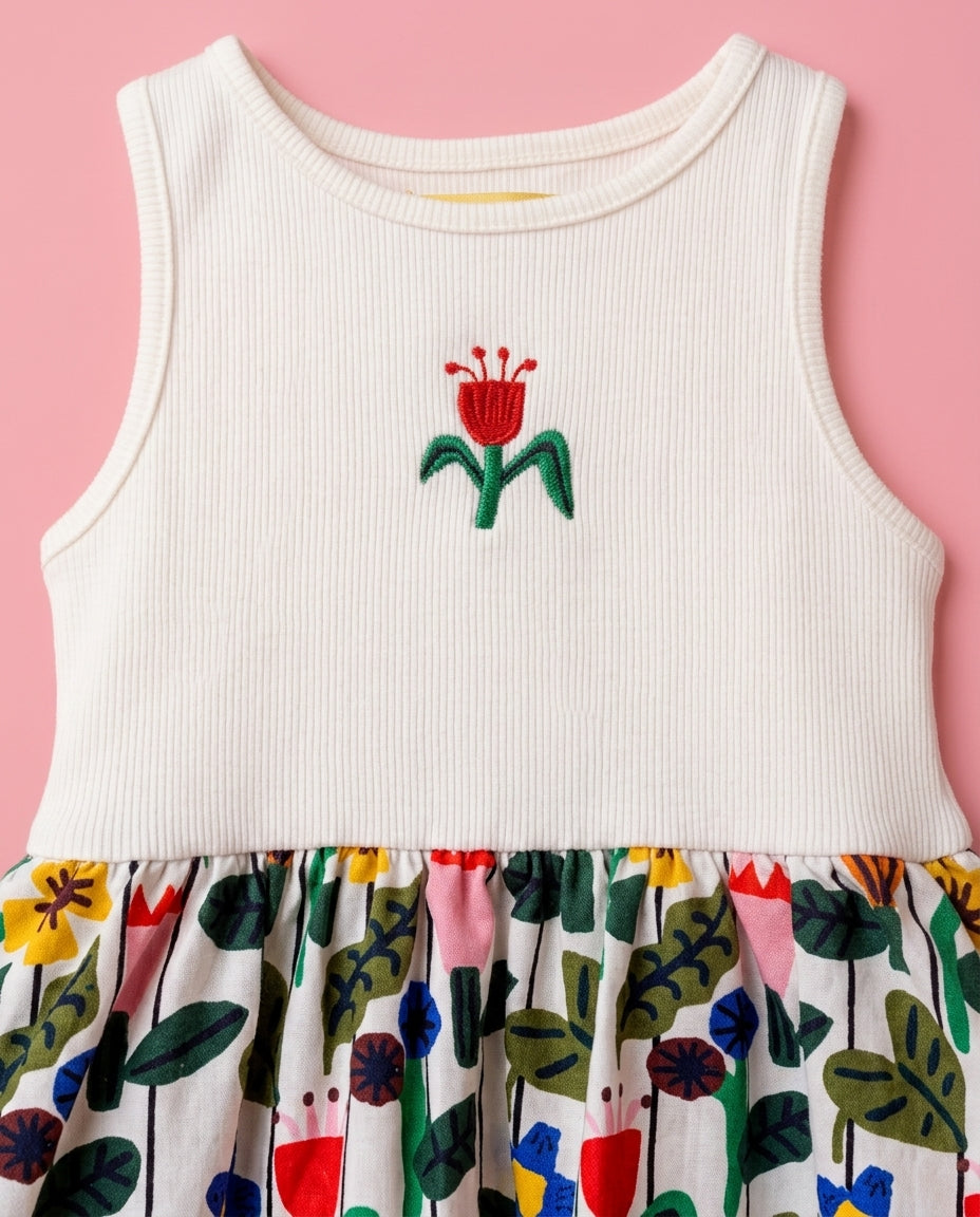 Vestido Jardim encantado