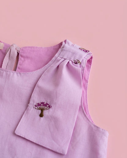 Conjunto Cogumelos lilás