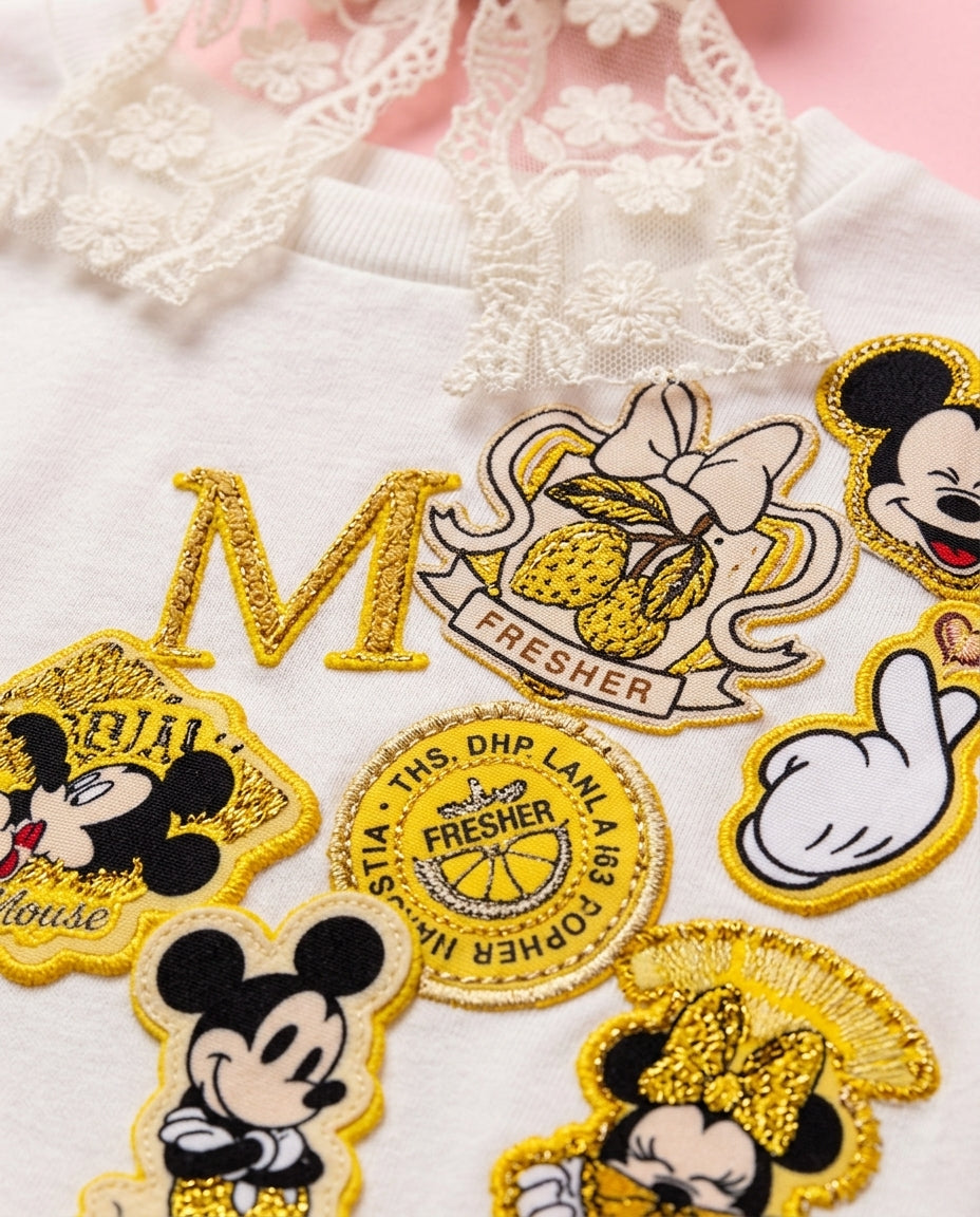 Conjunto Minnie Amarelo
