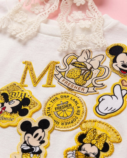 Conjunto Minnie Amarelo