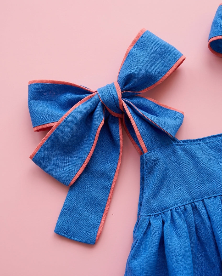 Conjunto Laços Azul