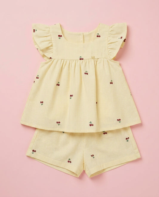 Conjunto Cerejinha Amarelo