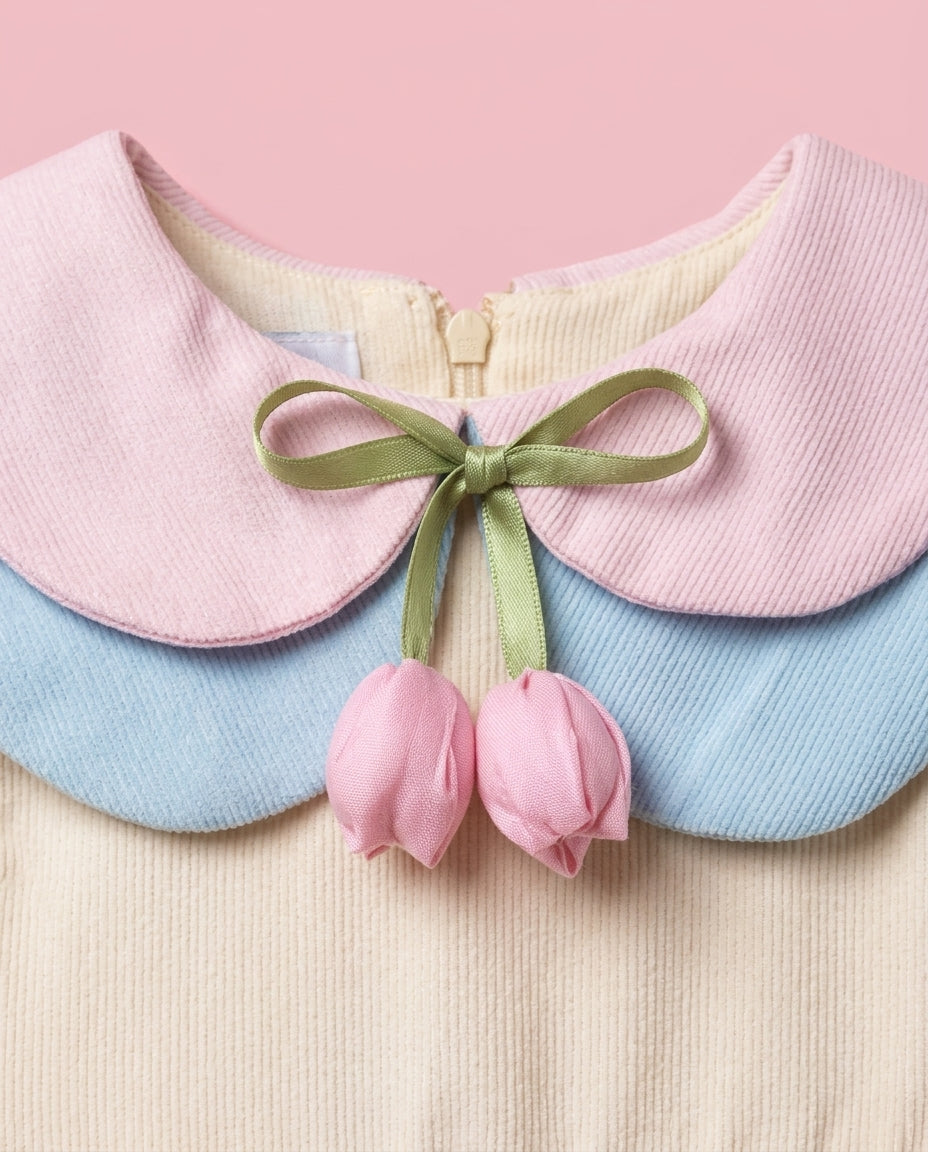 Vestido Jardim de Tulipas