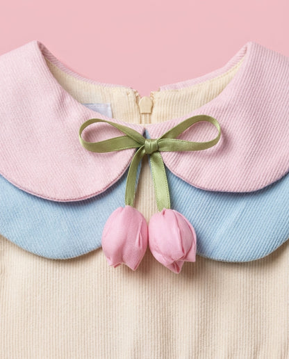 Vestido Jardim de Tulipas