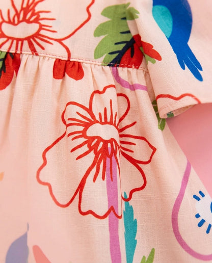 Vestido Jardim Tropical